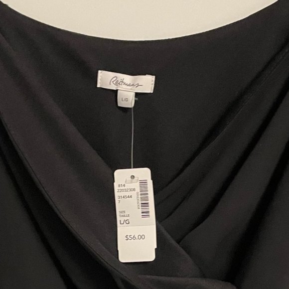 NWT RICKIS Black High Low Dress Size Large - Picture 2 of 4